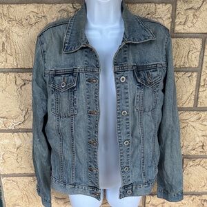GAP Light Blue Jean Jacket Size Large